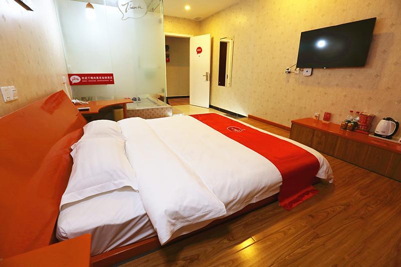 Thank Inn Chain Hotel Zhangjiakou Huailai County Shacheng Railway Station Tumu Buitenkant foto